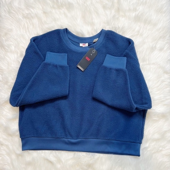 NEW Levi's Meadow Fleece Crewneck Sweatshirt - Picture 4 of 10